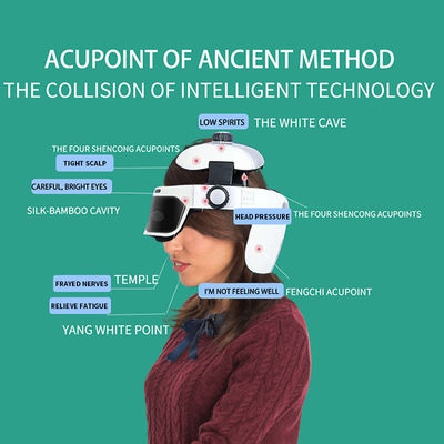 Ultimate Comfort Hotel-Friendly Head Massager with Hot Compress and USB Power Source