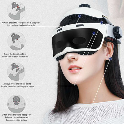 Ultimate Comfort Hotel-Friendly Head Massager with Hot Compress and USB Power Source