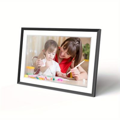 Digital Photo Frame with Touch Screen Automatic Rotation Motion Sensor Weather Display