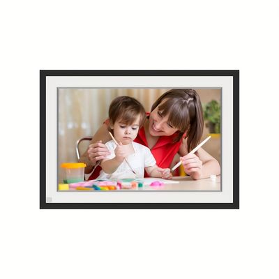 Digital Photo Frame with Touch Screen Automatic Rotation Motion Sensor Weather Display