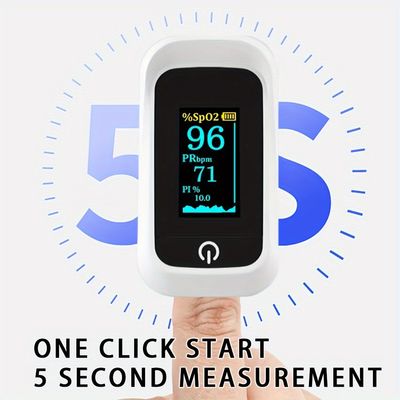 Home Portable Finger Clip Oximeter Health Care Customized Logo Accept